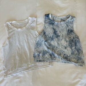 Bundle of 2 lululemon tank tops. Breeze material